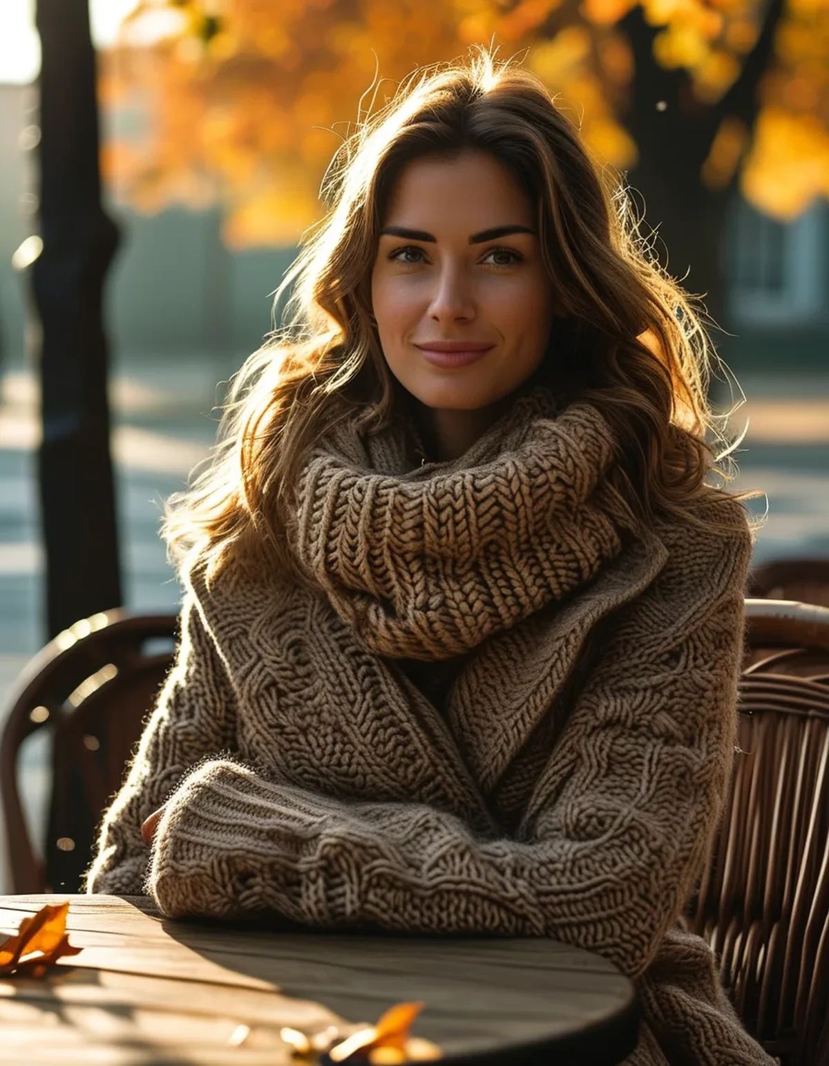 The Brunch Outfit for an Outdoor Table in Autumn