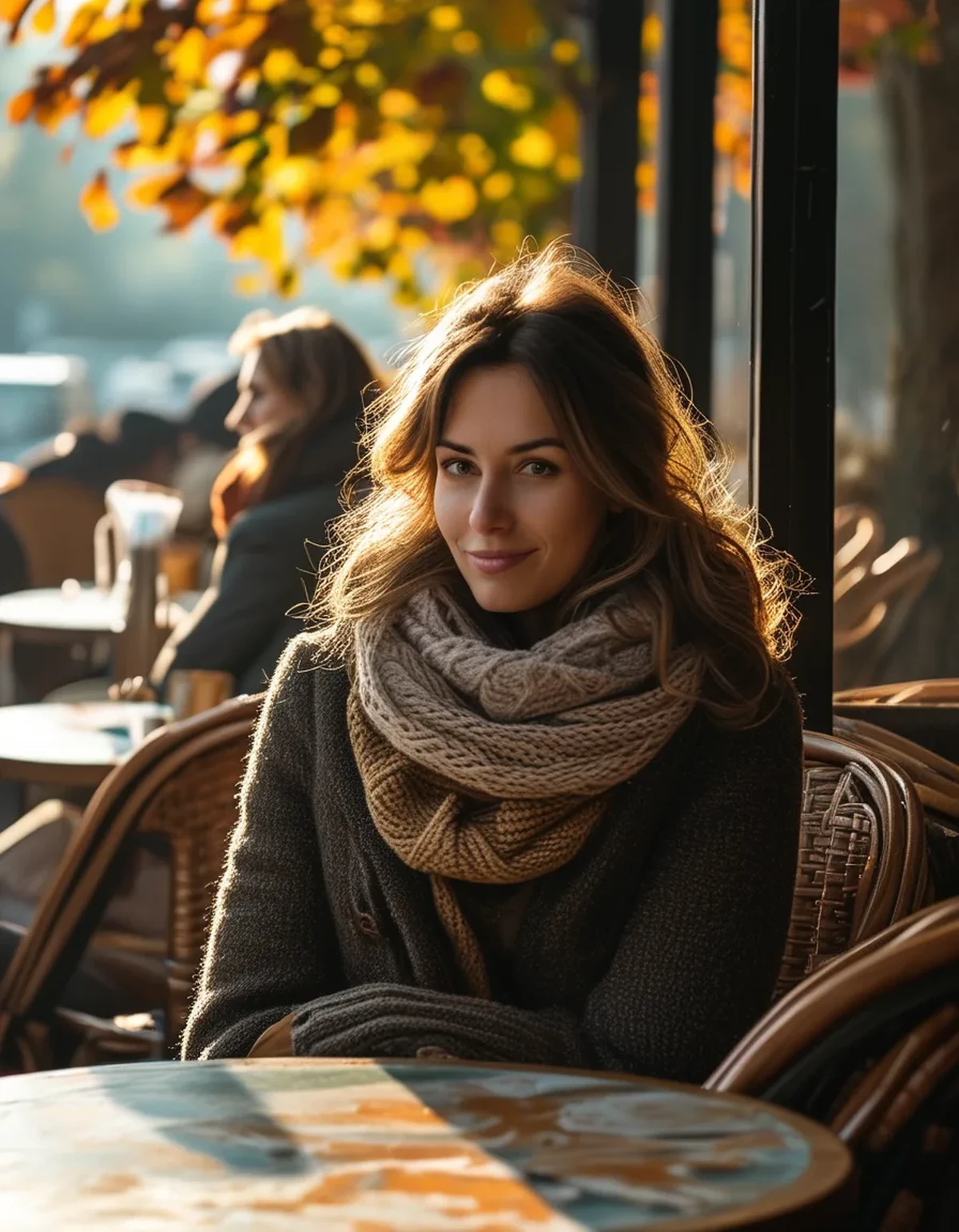 The Brunch Outfit for an Outdoor Table in Autumn