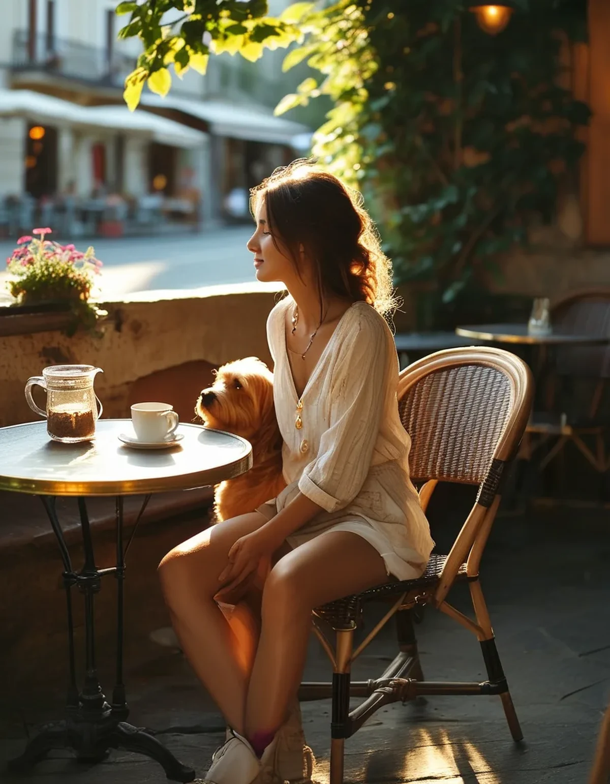 The Brunch Outfit That Survives a Dog Under the Table