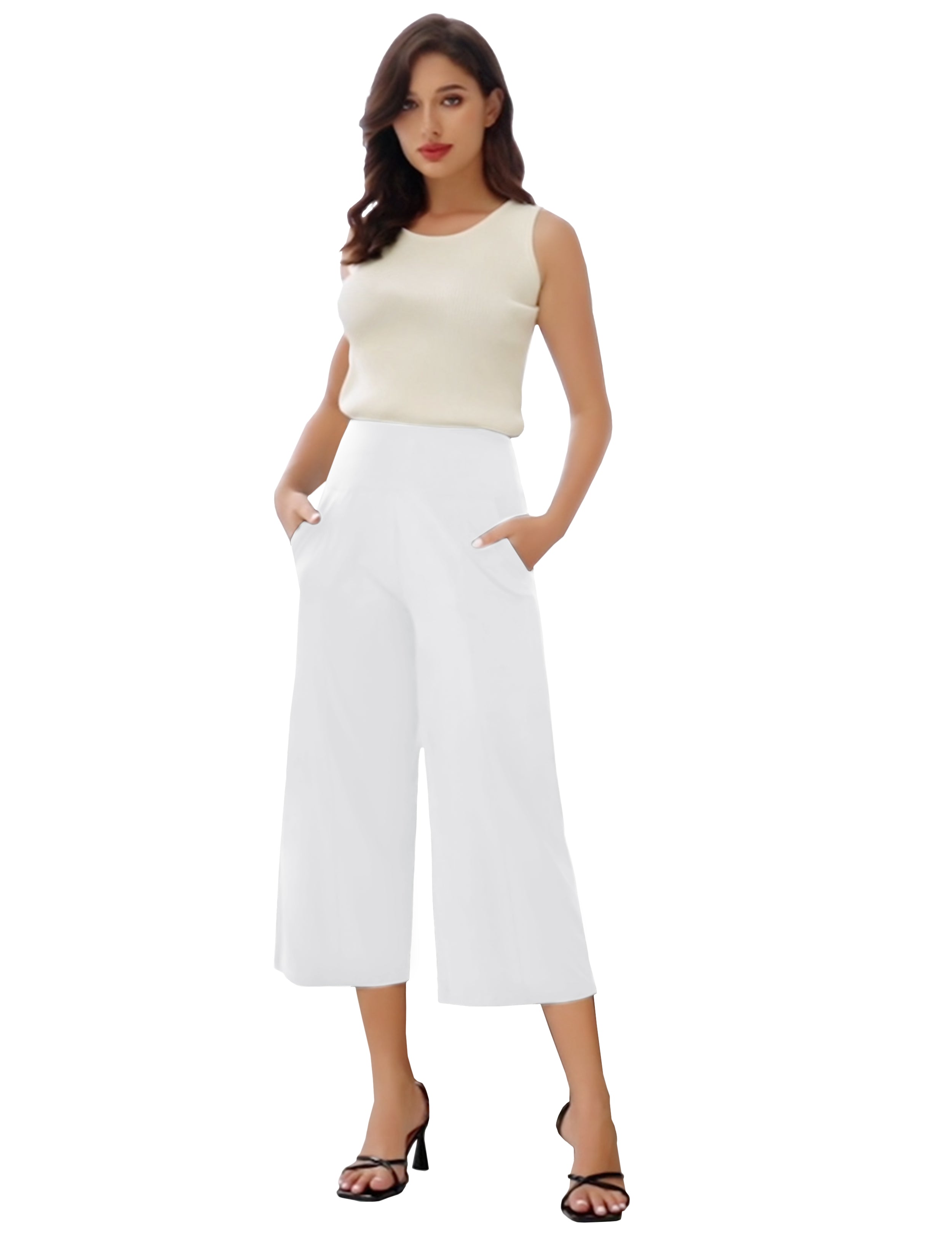 Capri Leggings in White — Brunch Fit Club style look